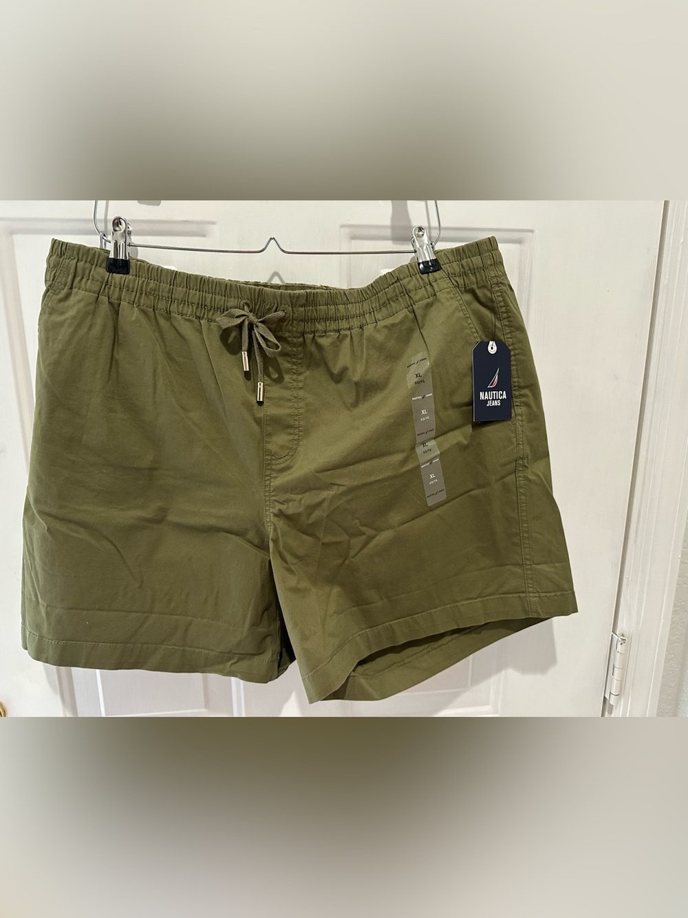 Nautica Olive Green Drawstring Shorts NWT